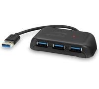 Speedlink SNAPPY EVO Hub USB a 4 porte - hub USB-A 3.1 Gen 1 passivo con 3x USB-A e 1x USB-C, per un trasferimento dati veloce, fino a 5 Gbit/s, connessione tramite USB-A, colore nero