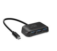 Speedlink Snappy Evo USB Hub, 4-Porte, Type-C a USB 3.0, Nero