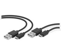 Speedlink Stream Play & Charge Usb Cable Set For Ps4, Black (Sl-450... NUOVO