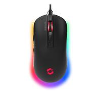 Speedlink TAUROX Gaming Mouse - Mouse da gaming con cavo, illuminazione LED multicolore, connessione USB, mouse per PC cablato con 5 tasti, due interruttori DPI fino a 7.200 dpi, cavo rivestito, nero