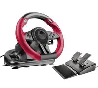 Speedlink TRAILBLAZER Racing Wheel - Volante da gioco per PS3/PS4, Xbox Series X/ S /One e PC, paletta del cambio e leva del cambio, pedali regolabili, nero-rosso