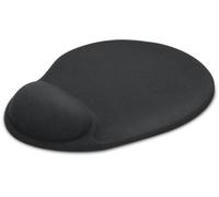 SL-620802-BK - Tappetino per mouse con inserto a mano in gel Siliko, nero