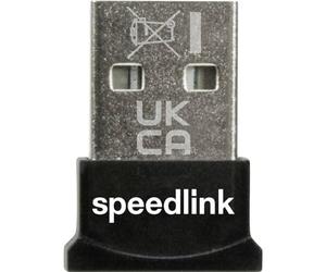 Speedlink VIAS Nano USB Bluetooth 5.0 - Scambio dati wireless fino a 3Mbit/s, colore nero
