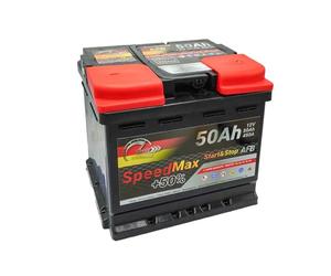 SpeedMax Batteria Auto 50Ah AFB 12V 540A Start&Stop - Alta Prestazione, Lunga Durata, per Auto Benzina e Diesel