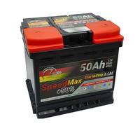 SpeedMax Batteria Auto 50Ah AGM 12V 540A Start&Stop - Alta Prestazione, Lunga Durata, per Auto Benzina e Diesel con Start e Stop