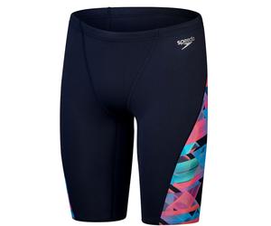 Speedo allover digi v-cut jammer true navy/siren red s - uk32