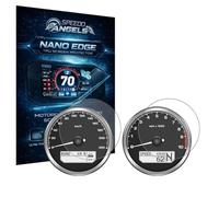 Speedo Angels NANO EDGE - Pellicola salvaschermo compatibile con R NINE T RACER (2017-), 2 pellicole ultra trasparenti