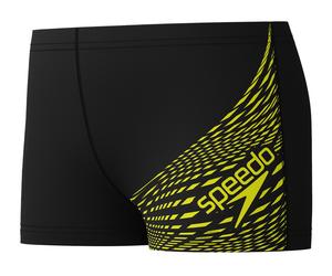 Speedo aquashort boy giallo/nero 152cm logo medley