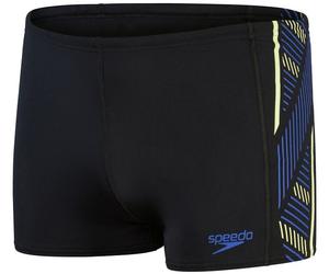 Speedo aquashort tech panel nero/blu/spritz S - UK32