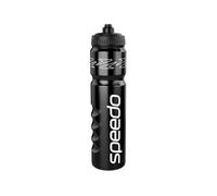 Speedo 1 Litre Water Bottle | Ergonomic Design, Borraccia Unisex, Nero/Bianco, Taglia Unica