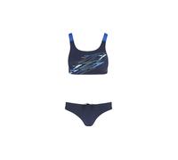 SPEEDO Bikini da donna Medley Logo con schiena a V blu | 42