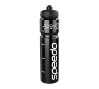 Speedo Borraccia unisex per adulti, 1 litro, nero/bianco, taglia unica