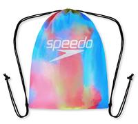 Speedo borsa stampata a rete blu/rosa