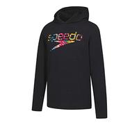 Speedo Camiseta de Manga Larga con Capucha para Calentar El Equipo Maniche Lunghe, Pride Antracite, M Unisex-Adulto