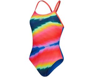Speedo costume crossback fisso blu/rosa xxl - uk40