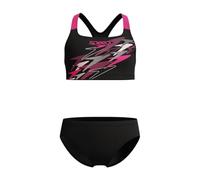 Speedo Medley Logo Racerback Bikini Nero 11-12 Years Ragazza