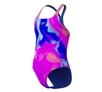 Speedo Costume da bagno da bambina digitale con Powerback Cobalt Pop, Cobalto Pop, 9-10 Anni