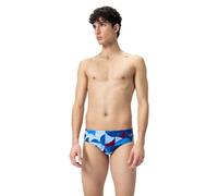 Speedo Costume da bagno da uomo, 8 cm, digitale, colore: blu, taglia UK 30, Blu/rosa., 46