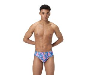 Speedo Costume da bagno da uomo, 8 cm, digitale, costume da bagno con pappagallo, colore: blu Hapuna, Partito Pappagallo - Hapuna Blue, 54