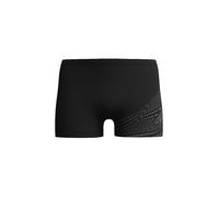 SPEEDO Costume da bagno da uomo con gamba Medley Logo Aquashort nero | M