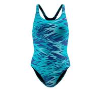 Speedo Hyperboom Print Medalist Swimsuit Blu 36 Donna