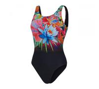 Speedo Costume da Bagno Intero Floreale Schiena a U Donna