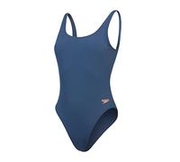 Speedo Costume Intero Medalist Hyperboom Allover, Resistenza al Cloro, Asciugatura Rapida Costume da Bagno per Bambina, Blu Navy/Rosa Elettrico/Rosa Fandango, 9-10 Anni