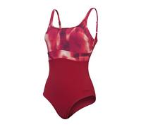 Speedo Costume Intero Modellante Contour Eclipse, Abbigliamento Modellante, Costumi da Bagno per Spiaggia e Vacanze Costume da Bagno per Donna, Magenta Haze/Soft Bloom/Basque Red, 34