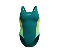 Speedo Costume Intero Piscina Colourblock Deep Emerald Donna 44
