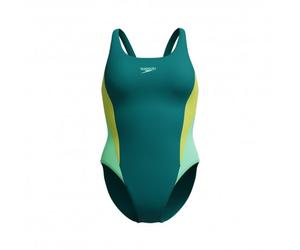 Speedo Costume Intero Piscina Colourblock Deep Emerald Donna 44