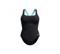 Speedo Costume Intero Piscina Supportato Flex Band Nero Tiffany Donna 42