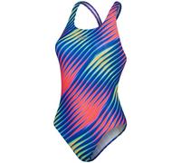 Speedo costume powerback digitale blu/rosso s - uk32