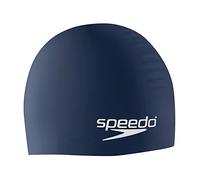 Speedo Cuffia da nuoto unisex in silicone, blu navy, taglia unica US