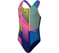 Speedo digital placement splashback girls navy/pink 176cm