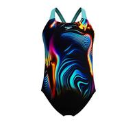 Speedo Digital Placement Splashback Teen Swimsuit - 13-14 Years - Arctic Glass