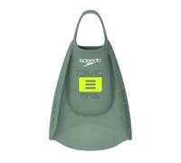 Speedo DMC Super Fin Unisex | Fitness | Bodysurf | Body Boarding | Silicone | Easy-On | Costruzione premium, verde, L