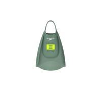 Speedo DMC Super Fin Unisex | Fitness | Bodysurf | Body Boarding | Silicone | Easy-On | Costruzione premium, verde, S