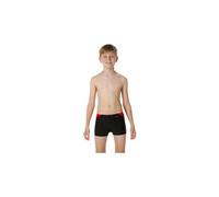 Speedo e10 boom splice costume da bagno da ragazzo nero rosso