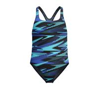 Speedo Girl's Hyperboom Allover Medalist Swimsuit Quick Drying Fitness Chlo