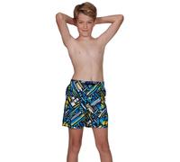 Speedo Glitchwarp Allover 15´´ Swimming Shorts Blu 10-11 Years Ragazzo