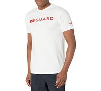 Speedo Guard - Maglietta a Maniche Corte da Uomo, Uomo, MGUARDSSTEE, Bianco, L