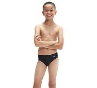 Speedo Hyper Boom Logo Splice 5 cm Brief Costume da, Nero/Bolt, 12 Anni Bambini e Ragazzi
