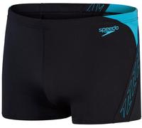 Speedo hyper boom splice aquashort black/bolt s - uk32