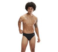 Speedo Men's Hyperboom Splice 7cm Swim Briefs | Speedos | Quick Drying | Training | Fitness | Chlorine Resistant, Black/Dove Grey, 36