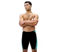 Speedo HyperBoom Panel Jammer da Nuoto per Uomo, Black/Turquoise Gem, 30