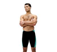 Speedo HyperBoom Panel Jammer da Nuoto per Uomo, Black/Turquoise Gem, 32