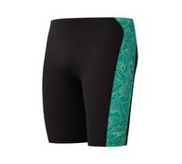 Speedo HyperBoom Panel Jammer da Nuoto per Uomo, Black/Turquoise Gem, 34