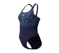 Speedo HyperBoom Placement Muscleback Costume da Bagno per Donna, Lagoon Blue, 38