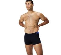 Speedo Hyperboom Splice Aquashort Swimming Trunks| Quick Drying | Training | Fitness | Chlorine Resistant Aquashort per Uomo, Black/Cobalt Pop, 38