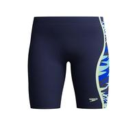 Speedo Hyperboom Splice Jammer da Nuoto per Bambino, Blu Navy, 12 Anni